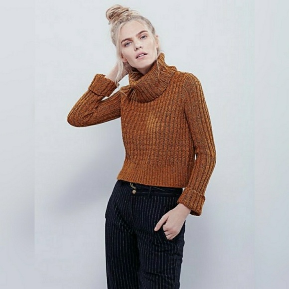 Free People mustard sweater - Picture 2 of 8